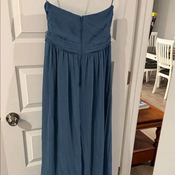 Birdy Grey Grace Convertible Chiffon Blue Formal Maxi Dress Bridesmaid - Picture 10 of 15